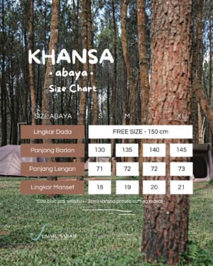 SIZE CHART UMSA - 10